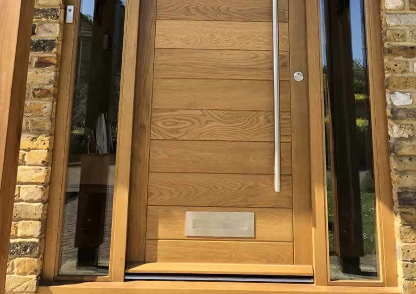 bespoke oak front door