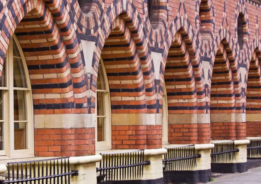 listed building ornate brickwork
